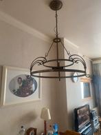 Smeedijzeren Hanglamp Eettafel/Salontafel, Ophalen, Gebruikt, Metaal, Smeedijzer moet een beetje gepoest worden en lampenkap gewasen
