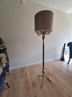 Oude Staande Lamp met Lampen, Huis en Inrichting, Lampen | Vloerlampen, Ophalen, Gebruikt, Klassiek, Metaal