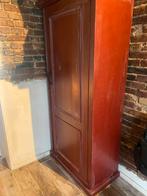 Antieke kast Bordeaux rood, Antiek en Kunst, Ophalen