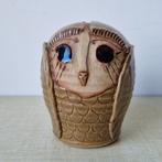 Vintage studio pottery uil keramiek spaarpot gemerkt, Ophalen of Verzenden