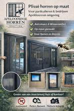 Plissé hordeuren op maat gemaakt, Schuifdeur, Hordeur, Nieuw, Ophalen of Verzenden
