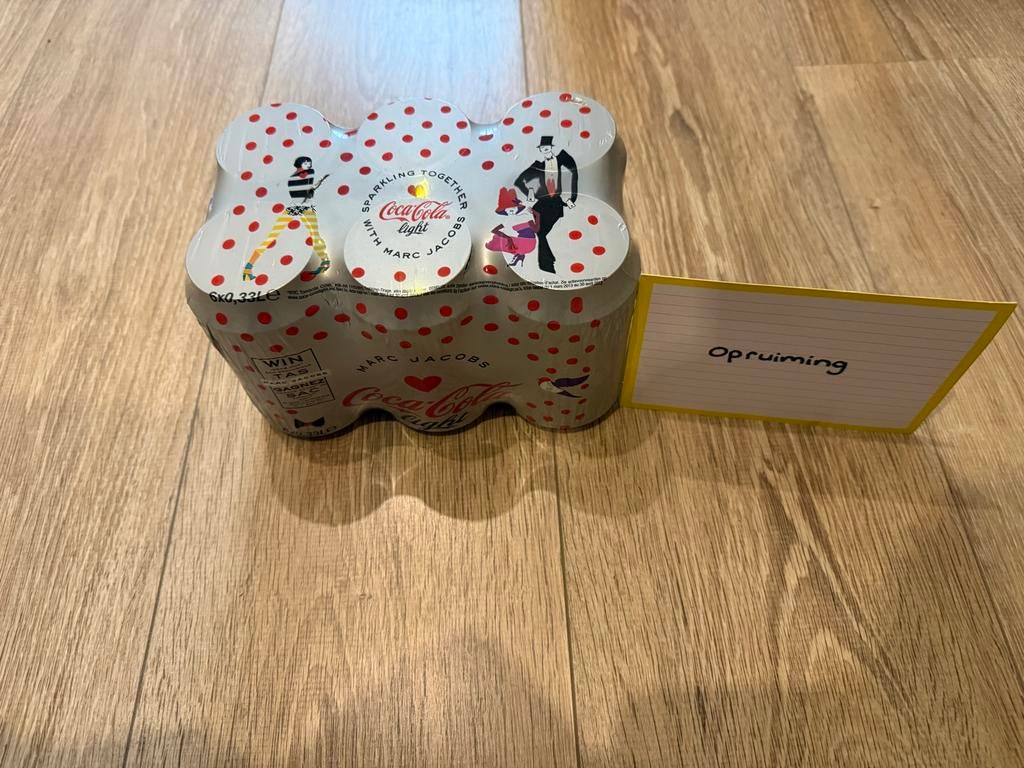 Coca Cola Marc Jacobs Sixpack - Zeldzaam!, Verzamelen, Ophalen of Verzenden, Zo goed als nieuw, Verpakking