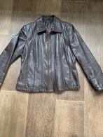 Bruin leren jasje maat 38/40, Maat 38/40 (M), Bruin, Ophalen of Verzenden, Jasje