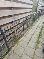Gietijzeren Hekwerk 6 Meter, Tuin en Terras, Met poort, Gebruikt, Ophalen of Verzenden, Sierhekwerk