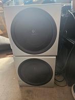 2x logitech z2300, Gebruikt, Subwoofer, 120 watt of meer, Ophalen