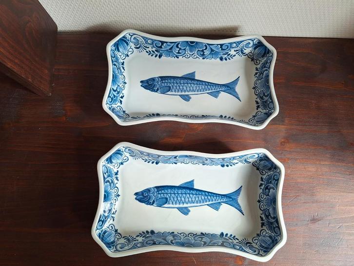 Haring/Vis Schaaltjes Royal Delft/Schaal/Schaaltje, Antiek en Kunst, Antiek | Servies los, Ophalen of Verzenden