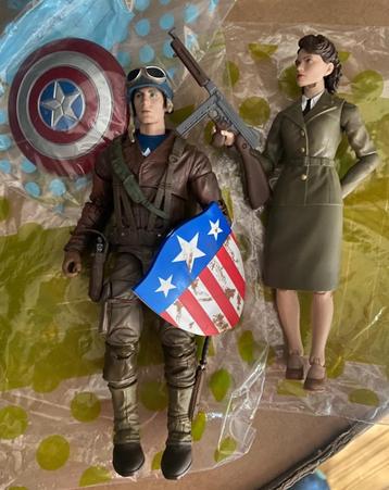 Marvel Legends Captain America en Peggy Carter 2-pack beschikbaar voor biedingen