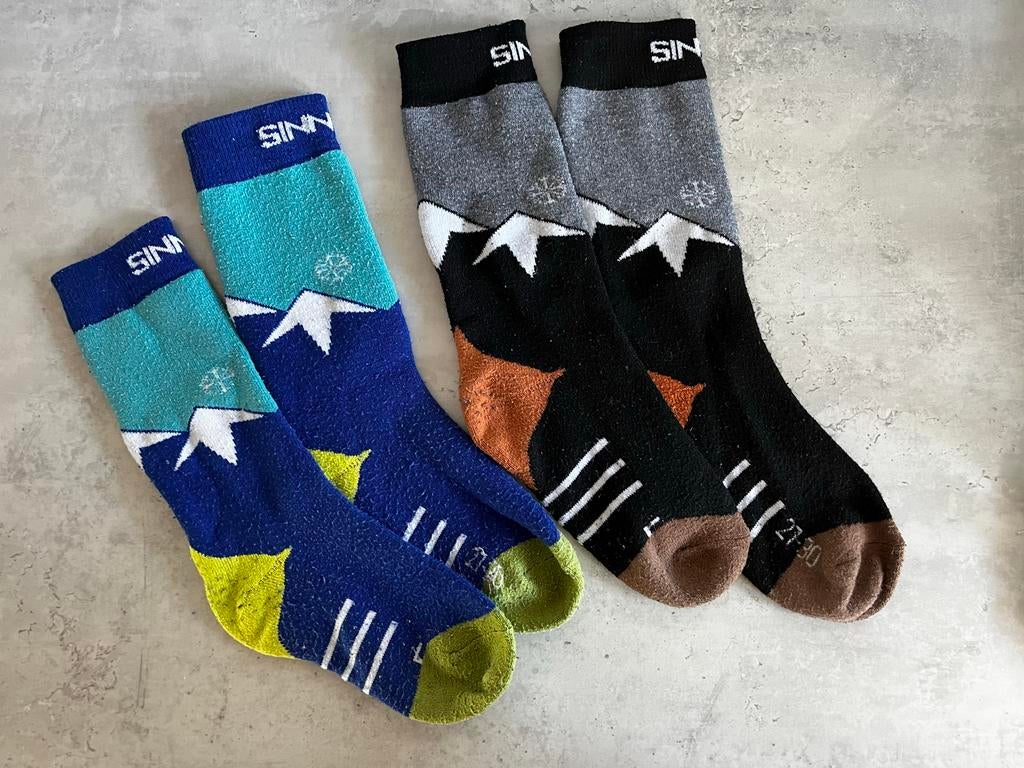 Sinner kinder skisokken maat 27-30 (2 paar), Ophalen of Verzenden, Zo goed als nieuw, Overige maten, Overige kleuren