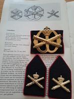 baret embleem + 2 kraagspiegels, Verzamelen, Militaria | Algemeen, Nvr, Ophalen of Verzenden, Nvt, Nederland
