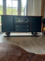 Mooi vintage dressoir., Huis en Inrichting, Kasten | Dressoirs, Ophalen, 150 tot 200 cm, 50 tot 75 cm, Glas