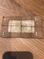 Zilverbon 1 Gulden - Zeldzaam!, Postzegels en Munten, Bankbiljetten | Nederland, Ophalen of Verzenden, 1 gulden, Los biljet