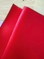 8 meter nieuw Rood kunstleer Skai, Ophalen, 120 cm of meer, Leer of Kunstleer, Rood