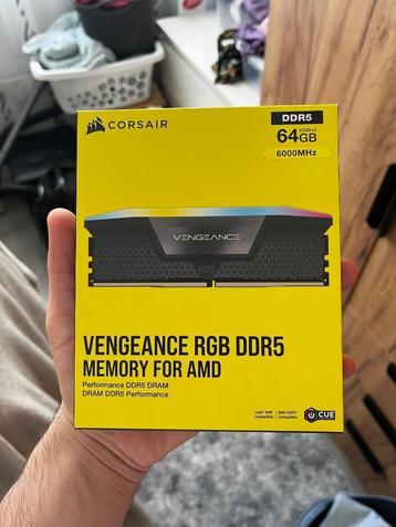 [Geseald] DDR5 Corsair Vengeance RGB 64Gb 6000Mhz Ram beschikbaar voor biedingen