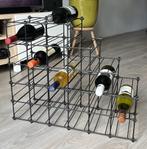Wijnrek (24+ Flessen) | Zwart | GRATIS Incl. 6 Flessen Wijn, Ophalen, Overige materialen, 50 tot 75 cm, Zo goed als nieuw