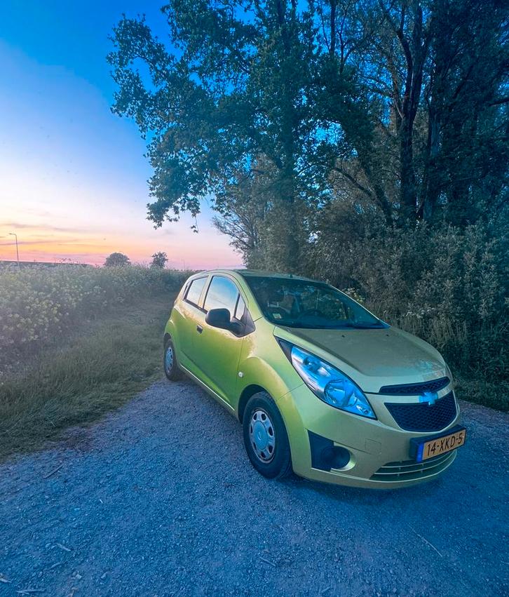Chevrolet Spark 1.0 Bifuel 2012 Groen, Auto's, Chevrolet, Spark, ABS, Airbags, Airconditioning, Centrale vergrendeling, Elektrische ramen
