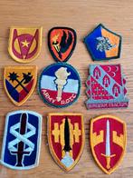 Lot US Army emblemen jaren 70 en 80, Verzamelen, Ophalen of Verzenden, Landmacht, Amerika, Embleem of Badge