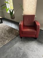 Fauteuil 2 x, Huis en Inrichting, Fauteuils, 75 tot 100 cm, Modern Rustiek, Gebruikt, Leer