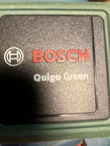 Bosch Quigo Green Kruislijnlaser beschikbaar voor biedingen
