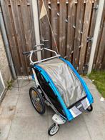 Thule Chariot CX-2 fietskar, Fietsen en Brommers, Fietsaccessoires | Aanhangers en Karren, Ophalen, Gebruikt, Opvouwbaar, Kinderkar