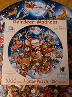 SunsOut puzzel Reindeer Madness 1000 stukjes, Hobby en Vrije tijd, Denksport en Puzzels, Ophalen of Verzenden, 500 t/m 1500 stukjes