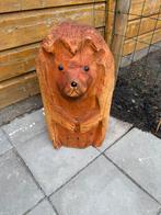Houten Egel gemaakt met kettingzaag, Ophalen of Verzenden, Nieuw, Hout