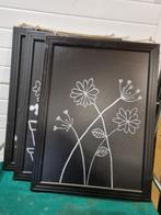 krijtborden groot drie stuks in lijst, Ophalen of Verzenden, 'T Olde Gre-j, Info@toldegrej.nl, Endepoelstraat 20f Didam