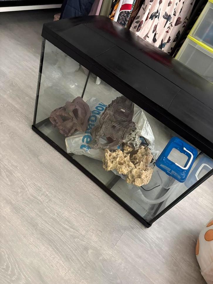 Superfish 100 Liter aquarium, Dieren en Toebehoren, Vissen | Aquaria en Toebehoren, Zo goed als nieuw, Leeg aquarium, Ophalen