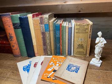 Zeer oude (Kinder) boeken, gedichtenbundels,toneelstukken beschikbaar voor biedingen