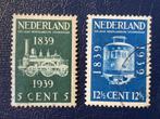 Nederland 1939 100 jaar spoorwegen gestempeld NVPH 325/326, Postzegels en Munten, Postzegels | Nederland, T/m 1940, Verzenden
