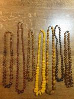 Partij kettingen (7 stuk) vergelijkbaar barnsteen/ bakeliet, Sieraden, Tassen en Uiterlijk, Verzenden, Overige materialen, Ketting