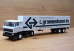 Lion Daf 3300 + eurotrailer c. Groenenboom ridderkerk., Hobby en Vrije tijd, Modelauto's | 1:50, Ophalen of Verzenden, Gebruikt