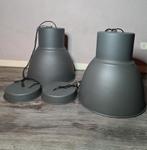 Industriële hanglampen set, Huis en Inrichting, Ophalen of Verzenden, Zo goed als nieuw, Metaal, Minder dan 50 cm