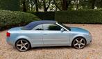 Audi A4 1.8 120KW Cabrio 2003 Blauw, Auto's, Voorwielaandrijving, Zwart, 4 cilinders, Cabriolet