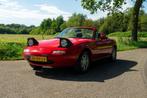 Mazda MX-5 uit 1995 | ROESTVRIJ | LAGE KM, Auto's, Mazda, Zwart, 4 cilinders, Bedrijf, Handgeschakeld