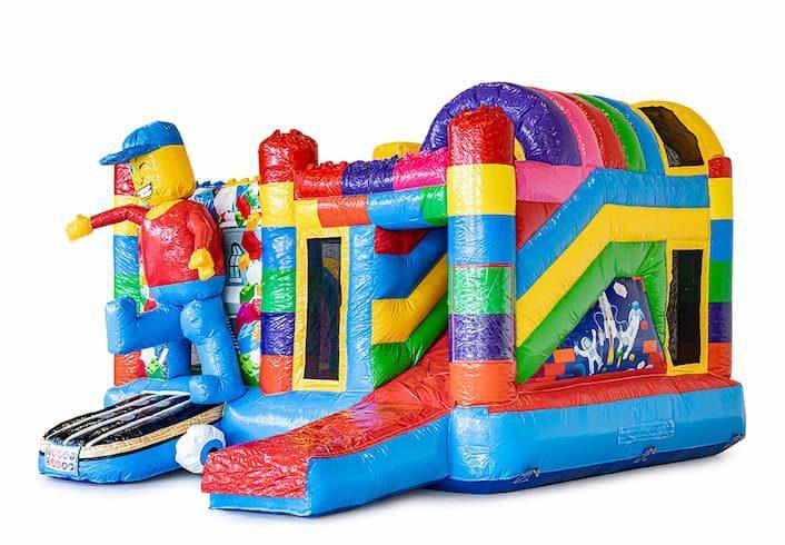 Superblocks Multiplay Springkussen, Hobby en Vrije tijd, Feestartikelen | Verhuur, Zo goed als nieuw, Overige, Ophalen of Verzenden