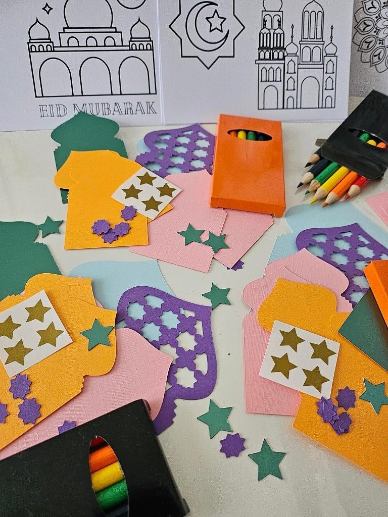 Mini kinder knutselset Ramadan, Eid, Hobby en Vrije tijd, Feestartikelen, Nieuw, Ophalen