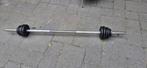 Fitness  halterstang met gewichten / halter stang / bezorgen, Ophalen of Verzenden, Zo goed als nieuw, Halterstangen