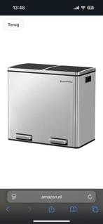 Songmics Afvalemmer - Klep Defect - Gratis Verzending, Gebruikt, Met pedaal, 50 tot 75 cm, Ophalen of Verzenden