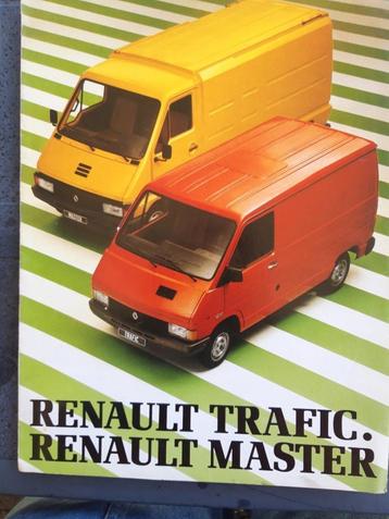 folder Renault Trafic en Master 1987 beschikbaar voor biedingen