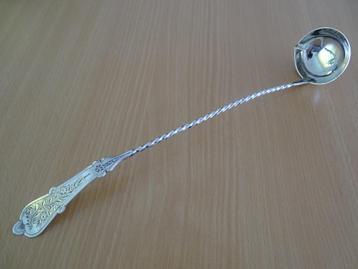 Zilver Bowl/Punch/Morellen lepel Biedermeier antiek 1895 beschikbaar voor biedingen