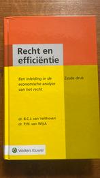 Recht en efficiëntie, Ophalen of Verzenden, Zo goed als nieuw