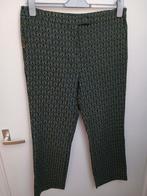 Maat 42/44 King Louie pantalon Uptown petrol pauw print, Maat 42/44 (L), Ophalen of Verzenden, Zo goed als nieuw, King Louie