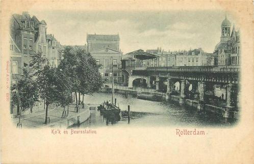(388-124-035) Rotterdam Kolk en Beursstation, Verzamelen, Ansichtkaarten | Nederland, Zuid-Holland, Verzenden