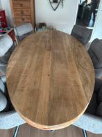 Ovale mango houten tafel, Huis en Inrichting, Tafels | Eettafels, Ophalen, 100 tot 150 cm, 200 cm of meer, Zo goed als nieuw