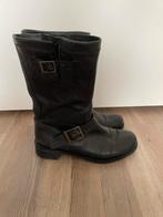 Zwarte leren laarsjes met riempjes van Nalini maat 37,5, Kleding | Dames, Schoenen, Nalini, Zwart, Lage of Enkellaarzen, Ophalen of Verzenden