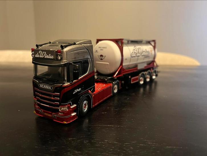 Wsi Scania R Highline De Winter Transport, Hobby en Vrije tijd, Modelauto's | 1:50, Zo goed als nieuw, Bus of Vrachtwagen, Wsi