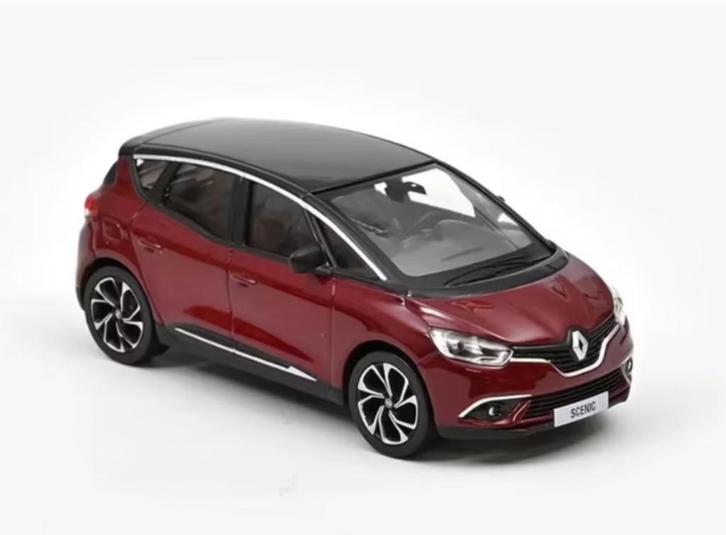RENAULT SCENIC 2016 ROOD & ZWART SCHAAL 1/43 NOREV 517734, Hobby en Vrije tijd, Modelauto's | 1:43, Nieuw, Auto, Norev, Verzenden
