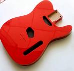 Telecaster Deluxe Body”Dubbel binding-Fiesta red” new, Verzenden, Zo goed als nieuw, Elektrische gitaar