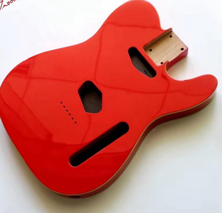 Telecaster Deluxe Body”Dubbel binding-Fiesta red” new, Muziek en Instrumenten, Instrumenten | Onderdelen, Zo goed als nieuw, Elektrische gitaar