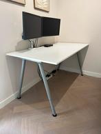 IKEA Thyge bureau 160x80cm, Ophalen, In hoogte verstelbaar, Zo goed als nieuw, Bureau